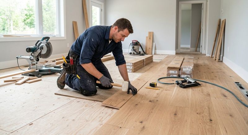 Walnut Flooring Installation in Austin, TX