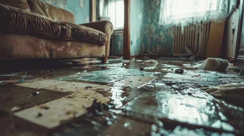 Water Damaged Floor Service