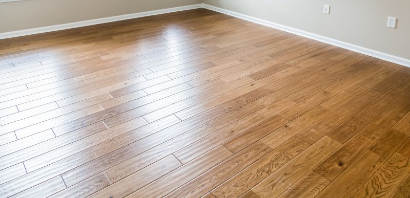 New Hardwood Floor in Modern Home